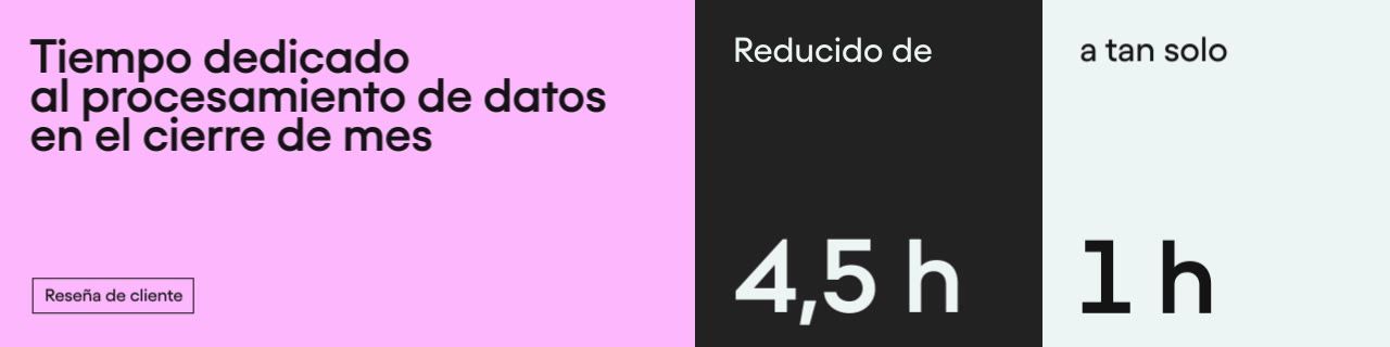 Acelera el cierre de mes un 40 %